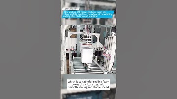 Box sealing 600pieces per hour foam box rotary sealing machine,the whole circle winding,sealing firm