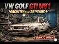 VW GOLF GTI MK1 ABANDONDED RARE IN WHITE 80s HOT HATCH COULD IT BE SAVED ?