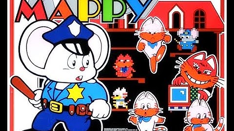 Mappy (1983) Gameplay | Nintendo NES | Arcade | Nostalgic | Retro Gaming