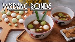 RESEP CARA MEMBUAT WEDANG RONDE JAHE GULA MERAH ISI KACANG (TANG YUAN) - Durasi: 7.19. 