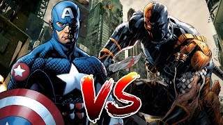 Captain America VS Deathstroke | Who Wins?