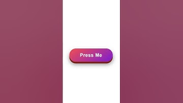 3D Button Design in 60 Seconds HTML & CSS Hacks You Need to Know #cssanimation #javascript #button