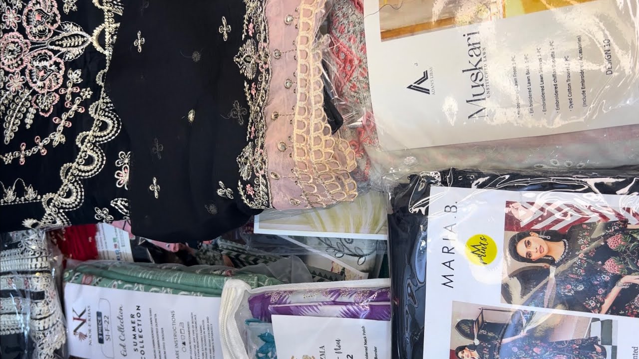 Adan Libas Eid collection arrived, Aneelas famous article, Maria B, Noor e Khas,   0318-4189631