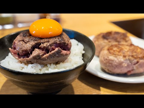 【和牛ハンバーグ専門店】自分で焼くから味わえる音と香り「挽肉倶楽部」【大阪 梅田】Japanese Food - hamburger steak Osaka Japan ASMR