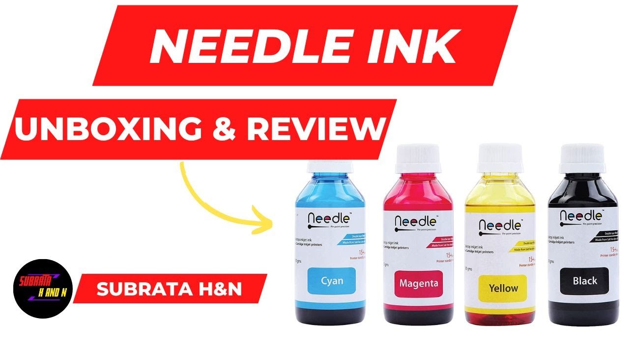 Needle Ink Unboxing Substitute Ink for Refilling of InkJet Cartridge