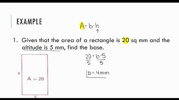 Chapter 11 Area Working Backwards