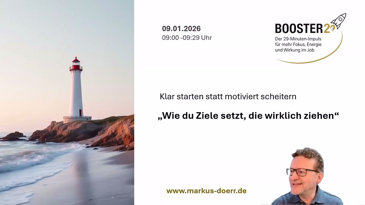 Wie du Ziele setzt, die wirklich ziehen