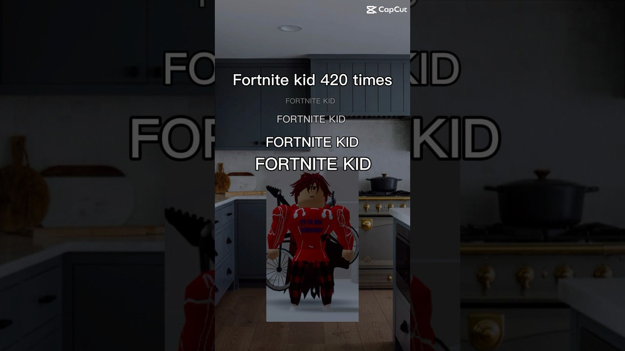 If you wake up at 3:00 AM and scream fortnight kid 420 times meme but it’s Roblox 😂  