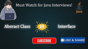 Abstract Class vs Interface #abstractclass #interface #shorts #javainterviewquestions #java