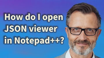 How do I open JSON viewer in Notepad++?