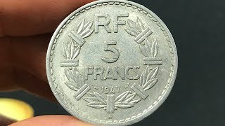 1947 France 5 Francs Coin • Values, Information, Mintage, History, and More