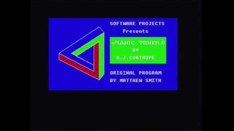 3rd January 2019 BBC Model B Game Manic Miner