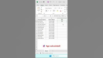 How to Calculate Age from DOB in Excel without DATEDIF (2025 Updated Method)