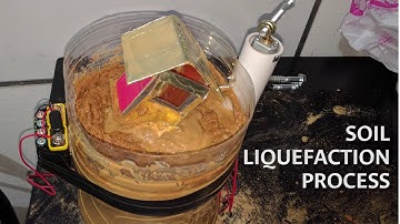 Didactical scale model of LIQUEFACTION