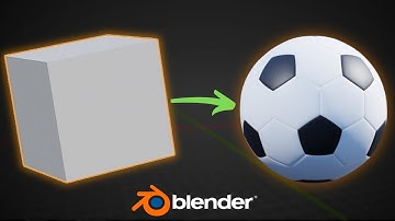 Create a Soccer Ball in Blender in 1 Minute!
