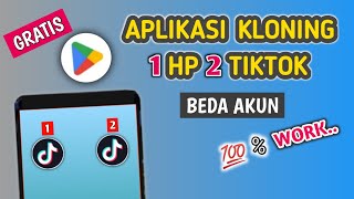 Aplikasi 1 Handphone Untuk 2 Akun Tiktok 100% Work