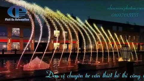 Nhạc nước nghệ thuật trên kênh hồ điều hòa