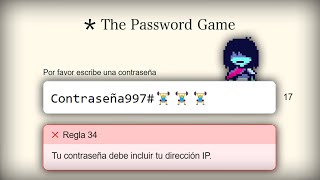 Tu CONTRASEÑA es MUY DÉBIL 💪 (Cómo ganar "The Password Game")