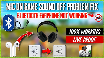 bgmi mic on game sound disable problem fix | mic not working with headphones | MRsmartYT