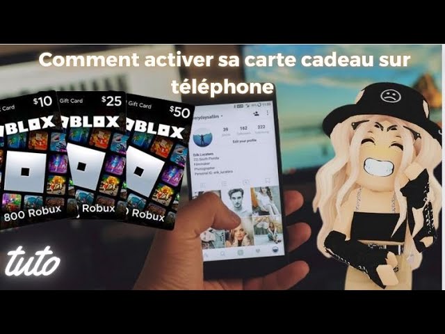 COMMENT AVOIR DES ROBUXS GRACE A UNE CARTE CADEAU SUR téléphone