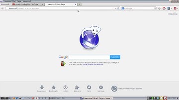 AntiX 13 Stable - Iceweasel - Browse the web