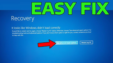 How To Fix Recovery It Looks Like Windows Didn