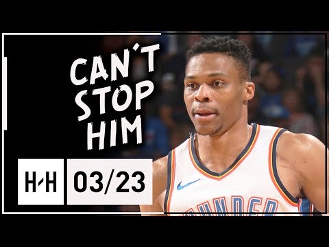 Russell Westbrook Full Highlights Thunder vs Heat (2018.03.23) - 29 Pts, 13 Reb, 8 Ast, CLUTCH!