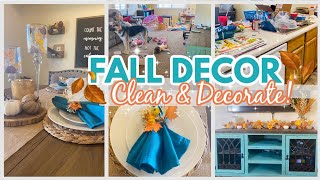 🍂 FALL DECOR 🍂 FALL DECORATE AND CLEAN WITH ME | CLEANING MOTIVATION | CLEAN WITH ME