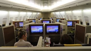 Thai Airways Boeing 747 First Class Bangkok to Munich: unpleasant surprise