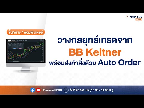 วางกลยุทธ์เทรดจาก BB Keltner พร้อมส่งคำสั่งด้วย Auto Order