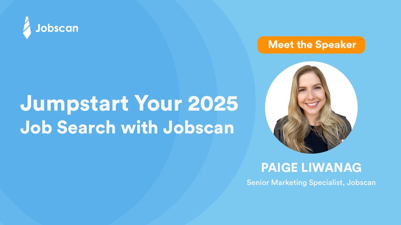 Jumpstart Your 2025 Job Search with Jobscan - YouTube