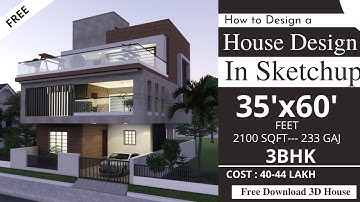 3D House Design in Sketchup | 35