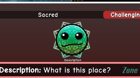 New Update 184 | How to find Sacred in Find the Geometry Dash Difficulties | Zone 6 | Roblox