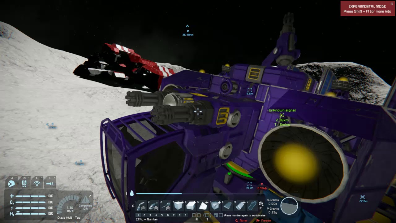 Space Engineers: Crashed Red Ship on the Moon With Pirates Pt16 - YouTube