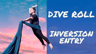 Front Salto Aerial Silks DROP Tutorial | How to do Dive Roll on Aerial Silks