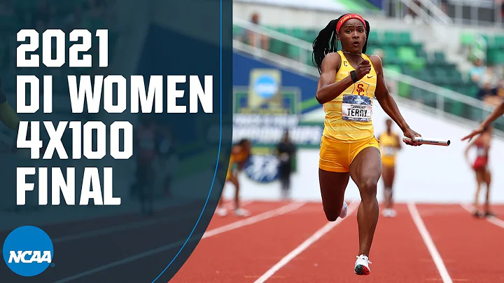 Women's 4x100 - 2021 NCAA track and field championship