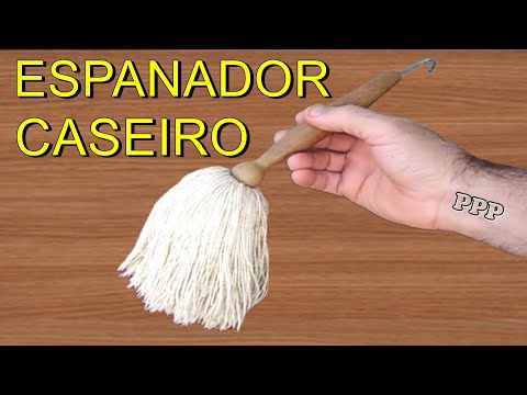 COMO FAZER ESPANADOR CASEIRO COM SUCATA, LIXO, RECICLAGEM PASSO A PASSO / DUSTER