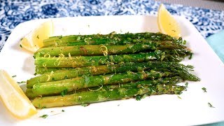 Espárragos Salteados con Mantequilla y Limón - Mi Cocina Rápida