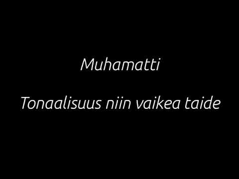 Tonaalisuus niin vaikea taide - Muhamatti - Dancehall ralli