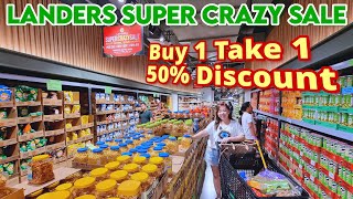 Buy 1 Get 1 & 50% Discount! Super Crazy Sale na ng Landers (Grocery Shopping Tayo)