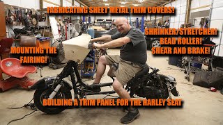 The Harlix! Ep 4- Sheet Metal Fabrication! Fabbing Seat Trim and Fairing Mounts on the Honda Helix by Reddirtrodz 2,082 views 9 months ago 13 minutes, 4 seconds