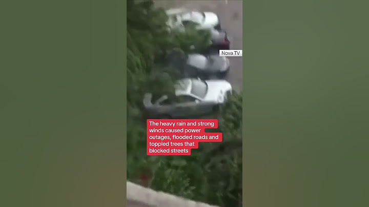 Powerful storm takes lives in Croatia