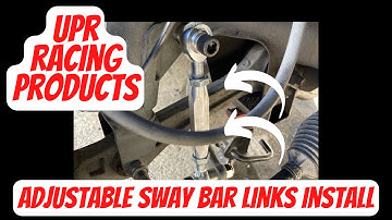 UPR RACING PRODUCTS | Adjustable SWAY Bar links install Ep. 048
