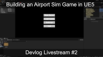 Building an Airport Sim Game in Unreal Engine 5 with C++ | Devlog Livestream #2