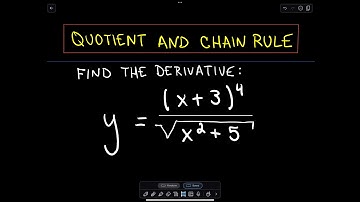 ❖ Derivatives - Quotient and Chain Rule and Simplifying ❖