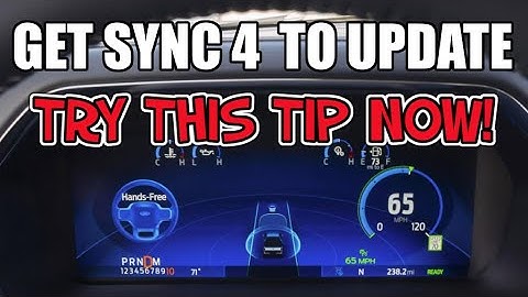 Get SYNC 4 to UPDATE, This may just work!