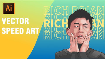 RICH BRIAN SPEED ART | ADOBE ILLUSTRATOR