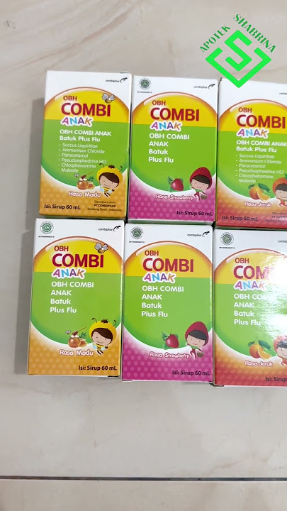 OBH combi untuk obat batuk, demam, pilek dan bersin bersin
