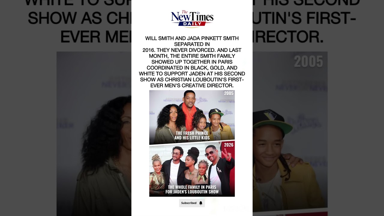 Watch Will & Jada Smith Show Up In Paris To Support Jaden ❤️ #willsmith #jadapinkett #jaden on YouTube Watch Will & Jada Smith Show Up In Paris To Support Jaden ❤️ #willsmith #jadapinkett #jaden on YouTube