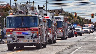 Fire Truck Lights And Sirens Parade Seaside Heights Columbus Day Parade 10823